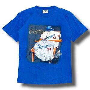 Vintage Los Angeles Dodgers Shirt Large 1997 Lee Sport Nutmeg MLB Mexico Made